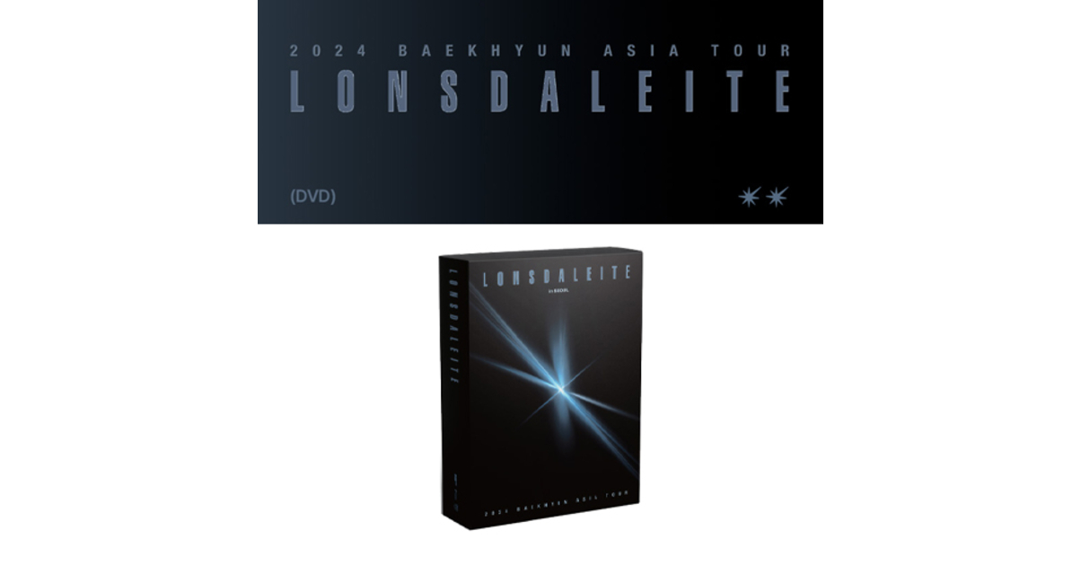 K-POP・アジア 2024 BAEKHYUN [Lonsdaleite]in SEOUL DVD BAEKHYUN 2024 BAEKHYUN ASIA TOUR [Lonsdaleite] in SEOUL DVD